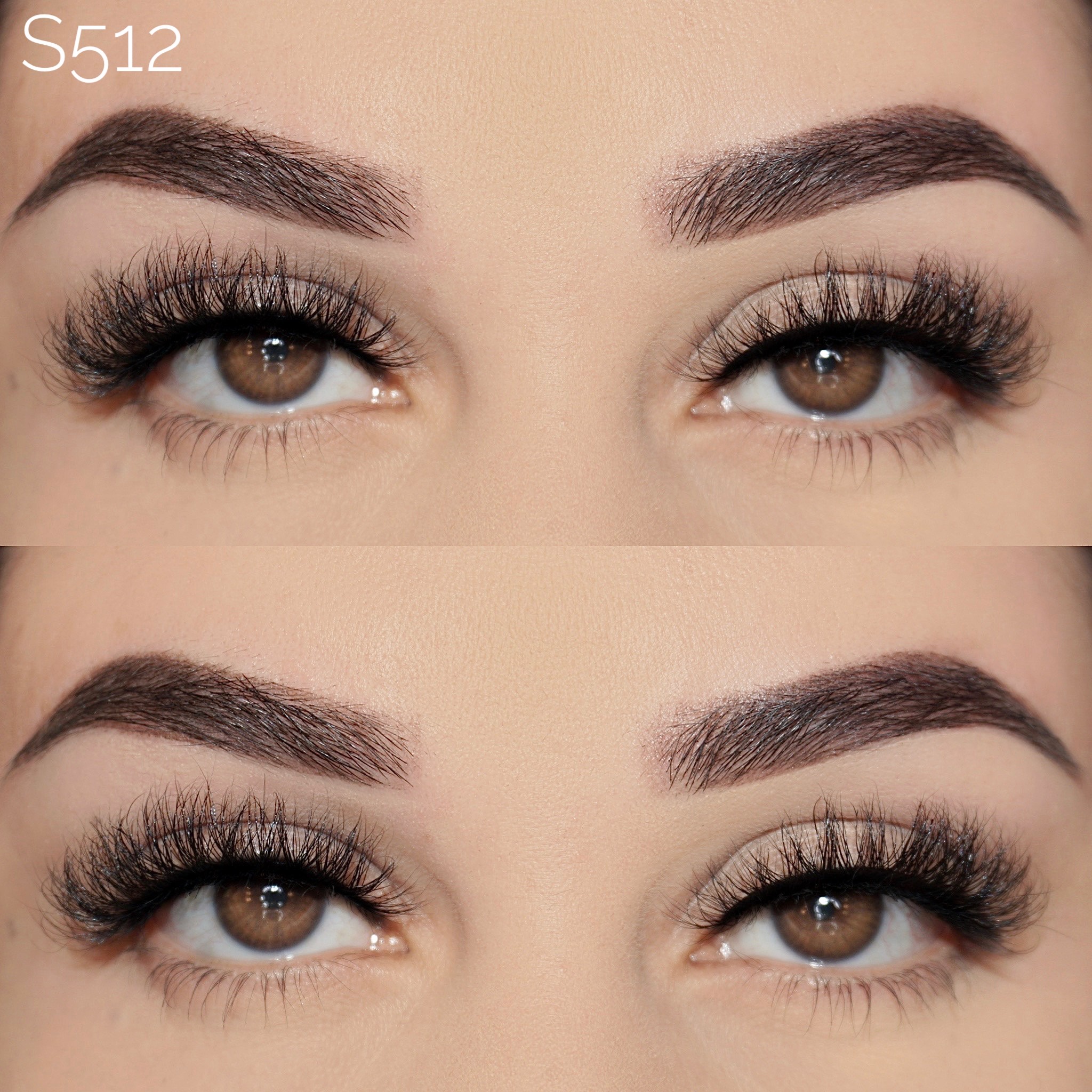 15mm mink lashes S512