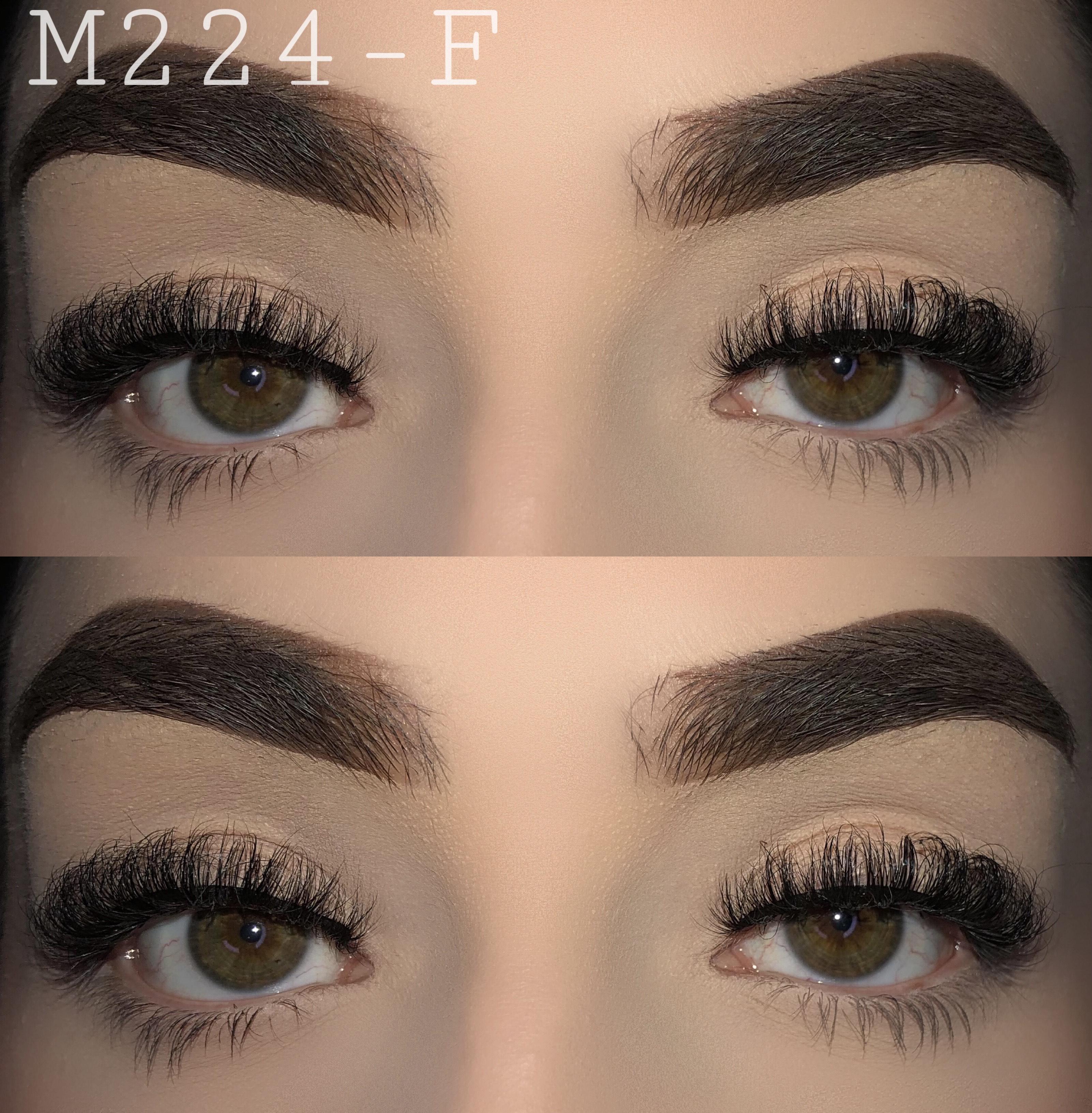 15mm fluffy mink lashes M224-2F