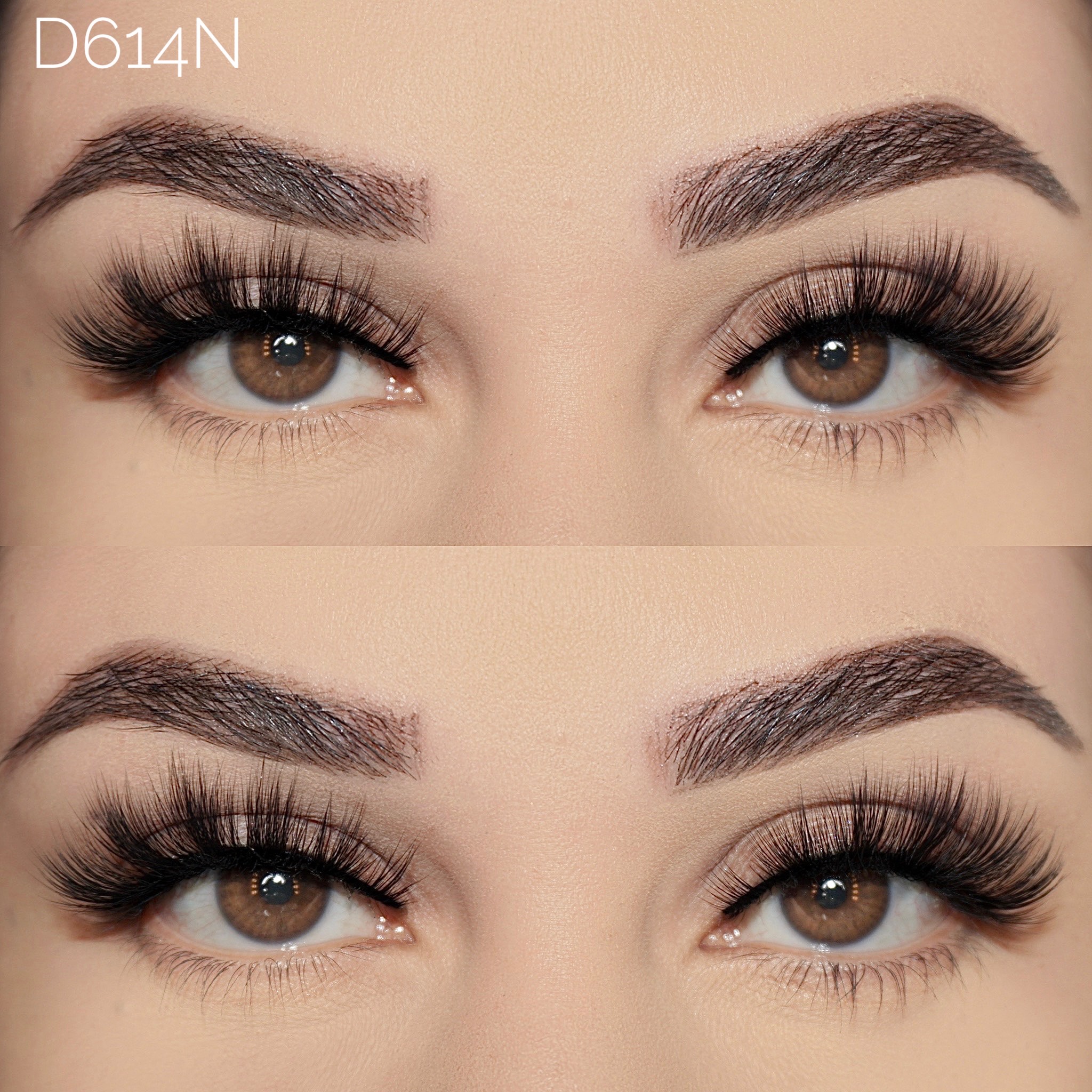 15mm nature faux mink lashes D614N