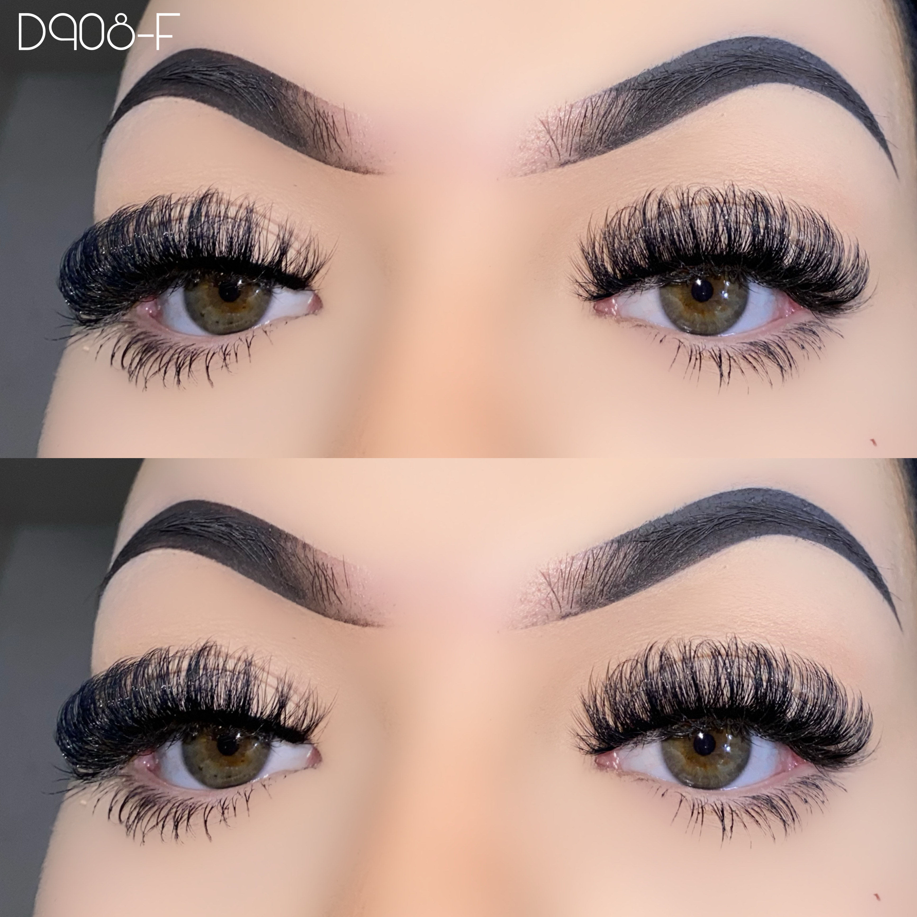 15mm nature faux mink lashes D908-F