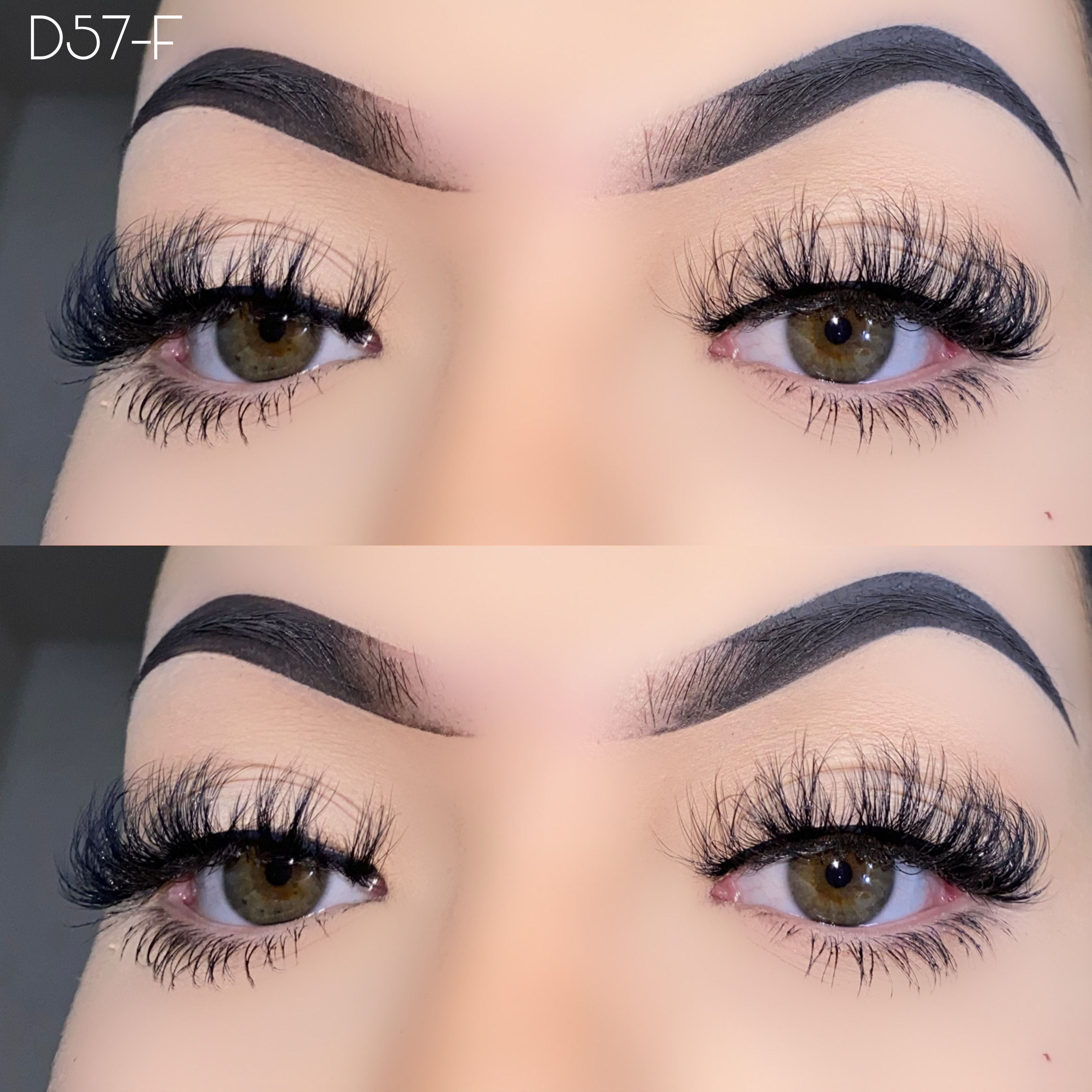 15mm nature faux mink lashes D57-F