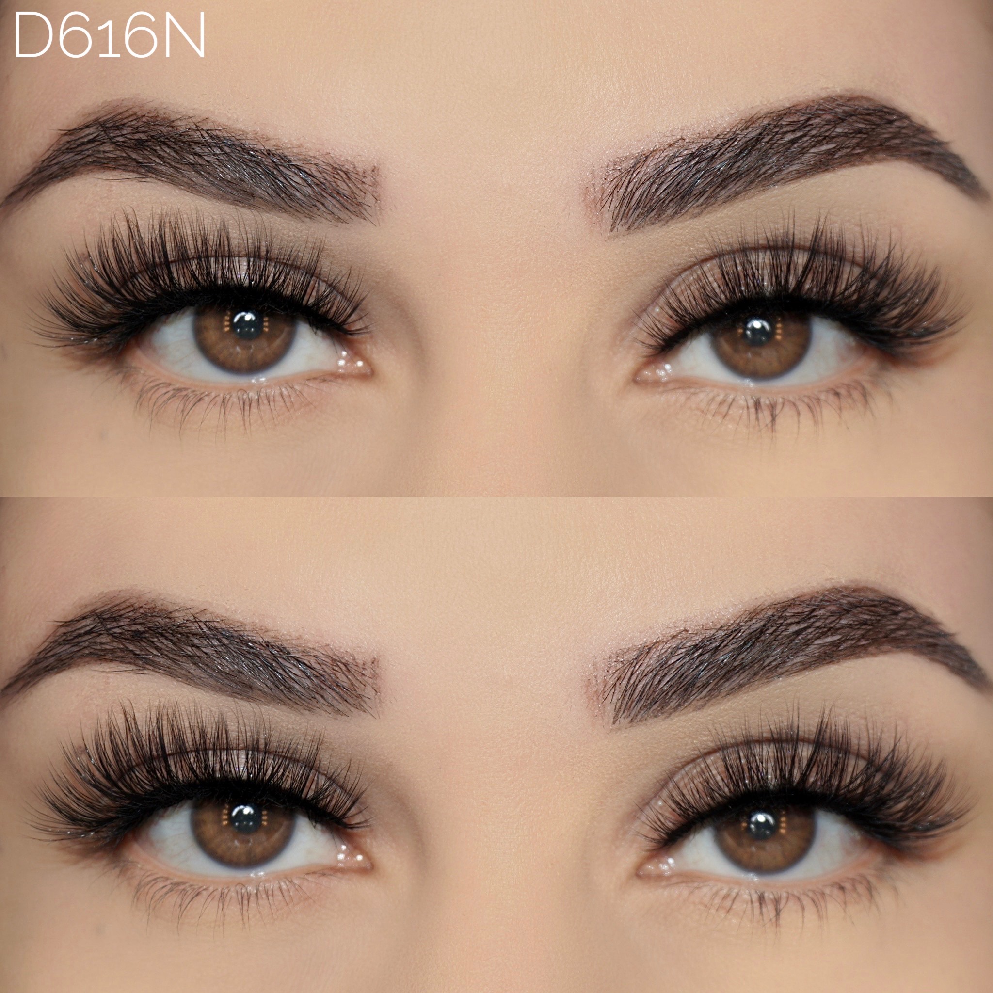 15mm nature faux mink lashes D616N
