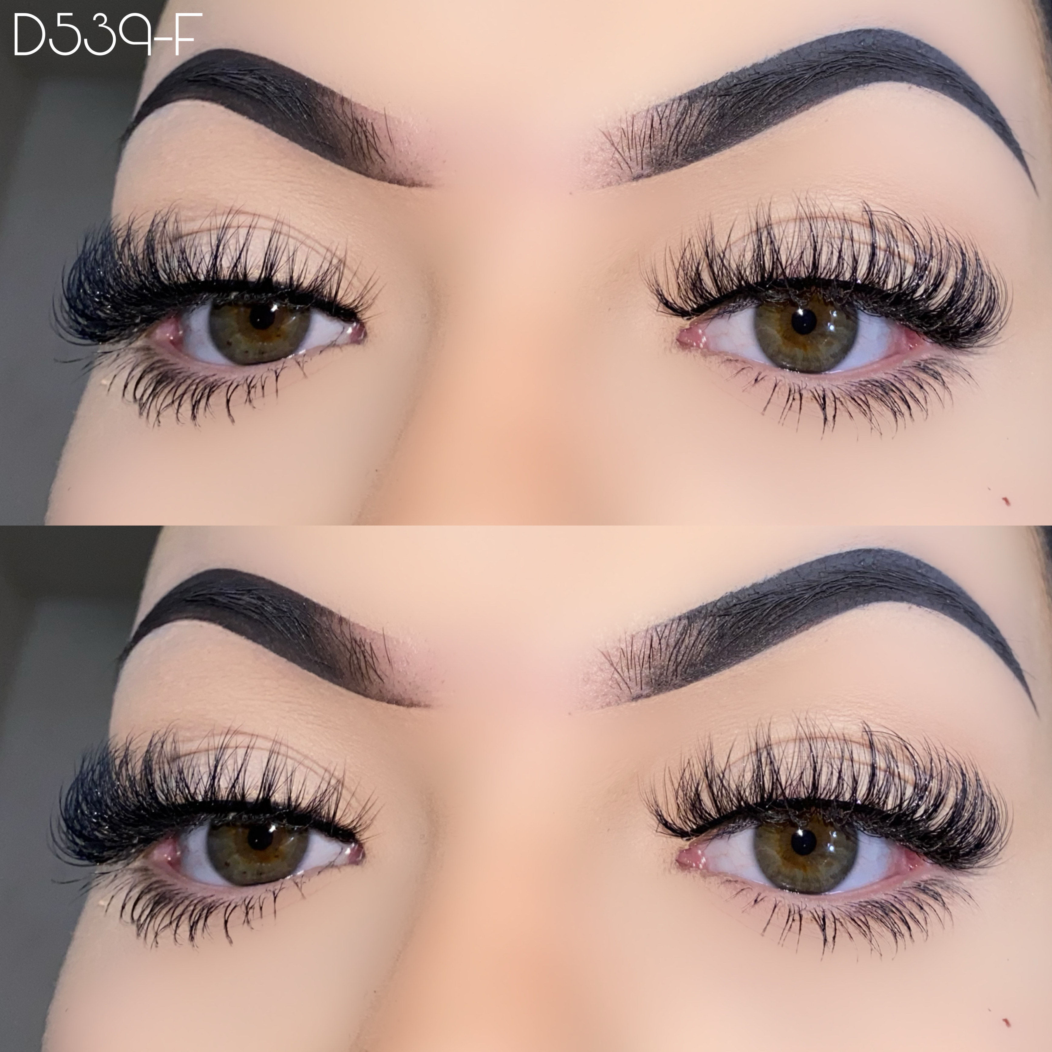 15mm nature faux mink lashes D539-F
