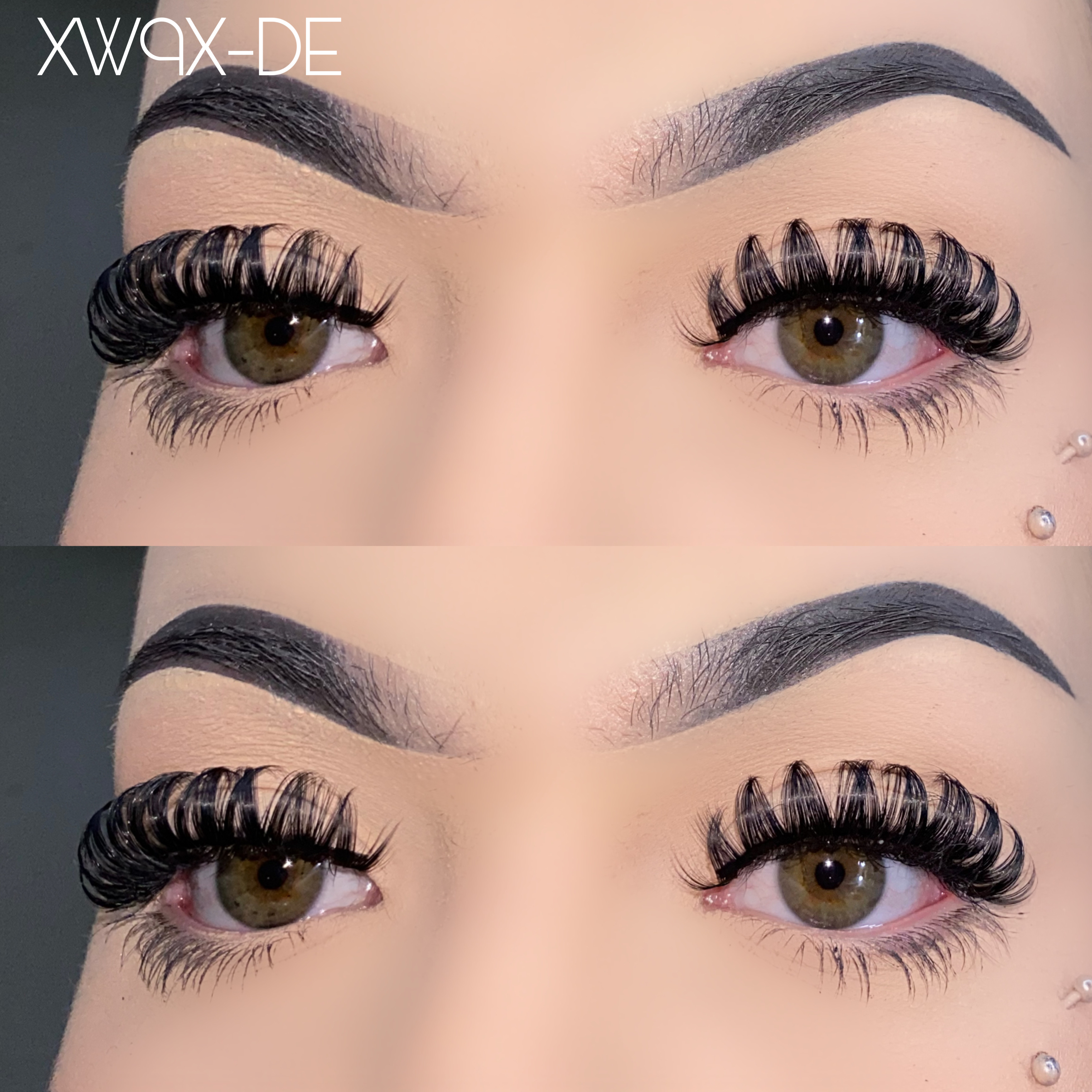 15mm Russian lashes XW9X-DE