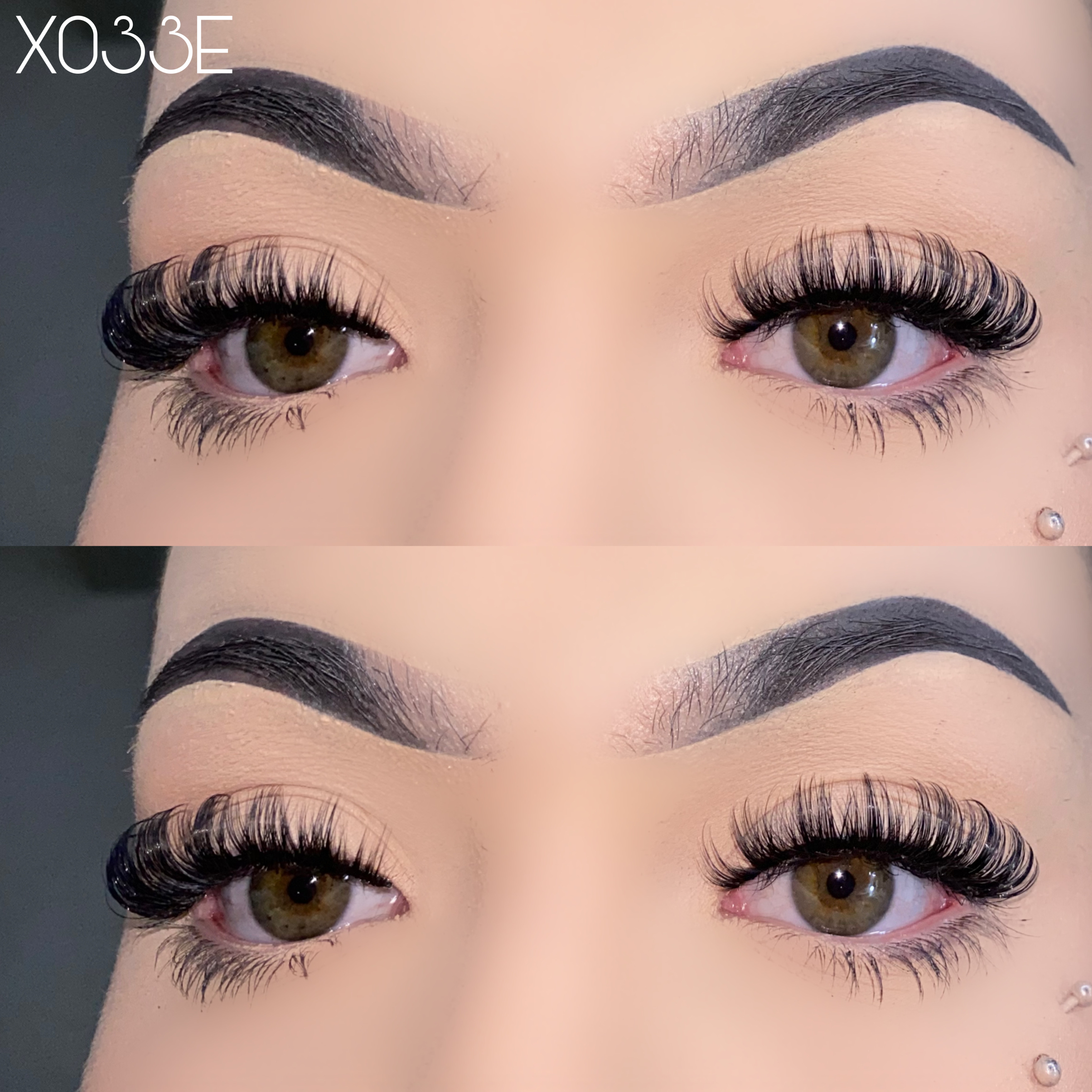 15mm Russian lashes X033E