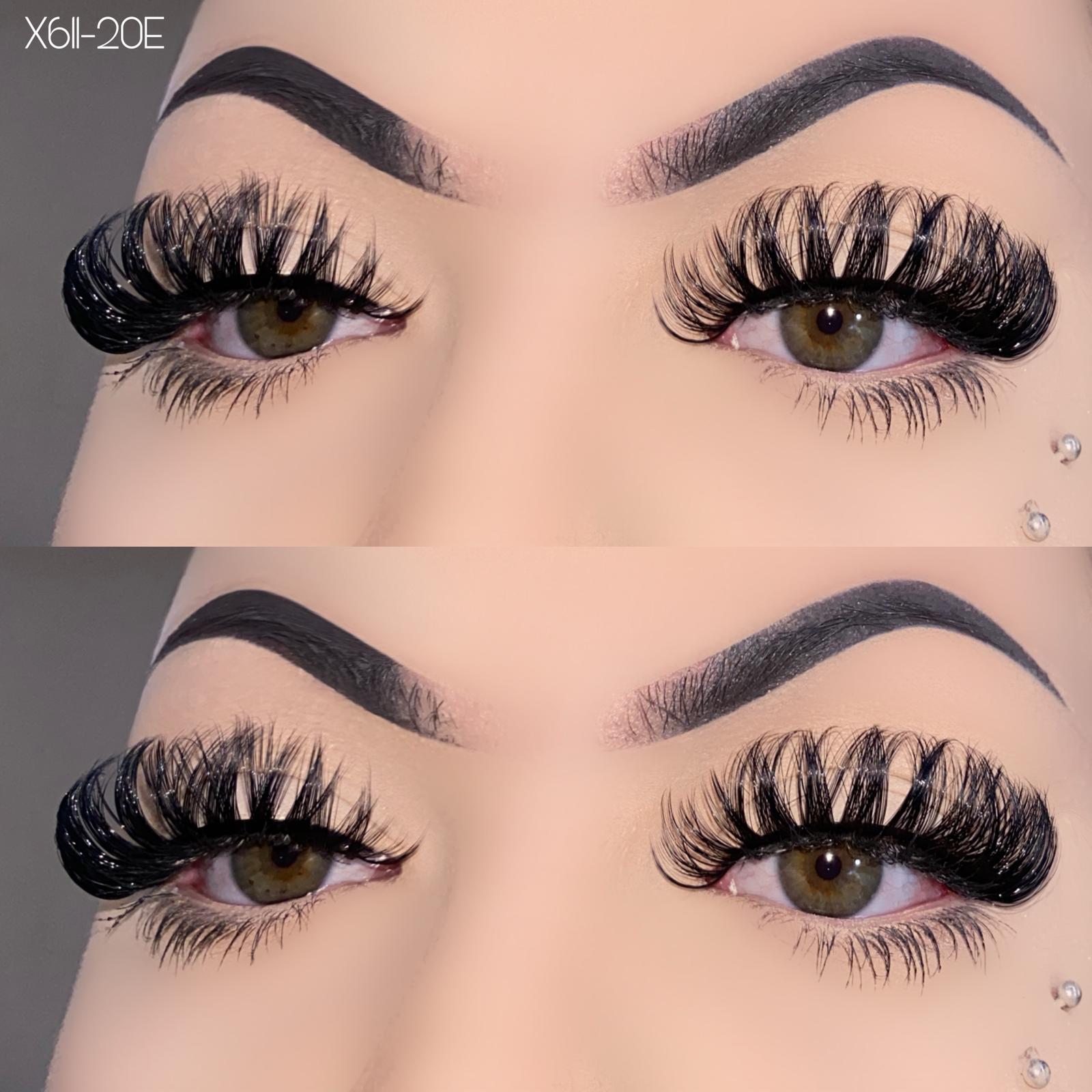 20mm Russian lashes X611-20E