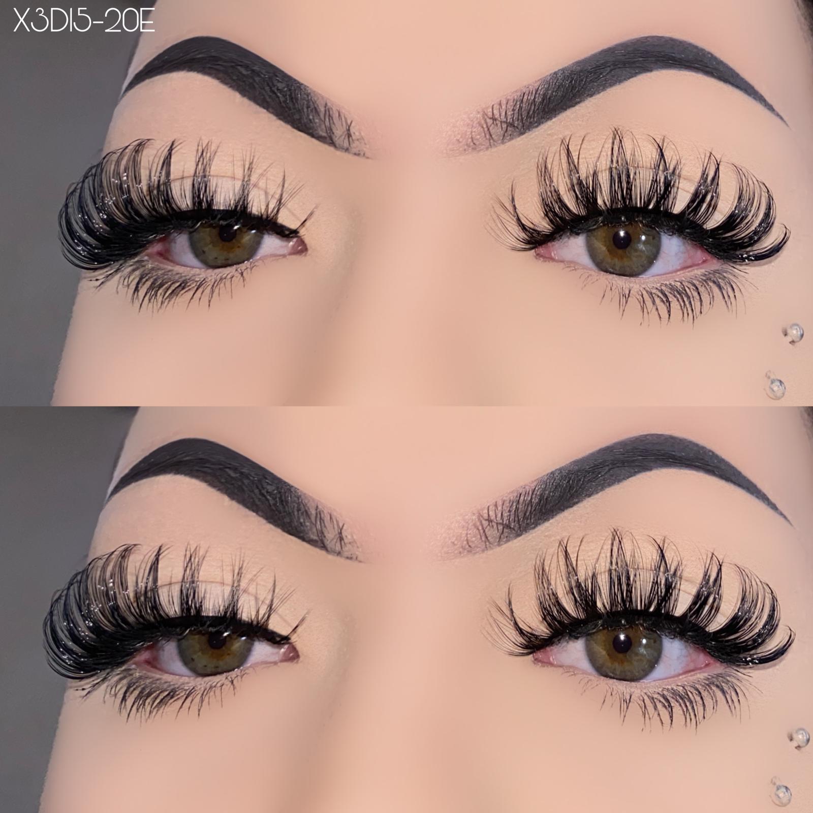 20mm Russian lashes X3D15-20E