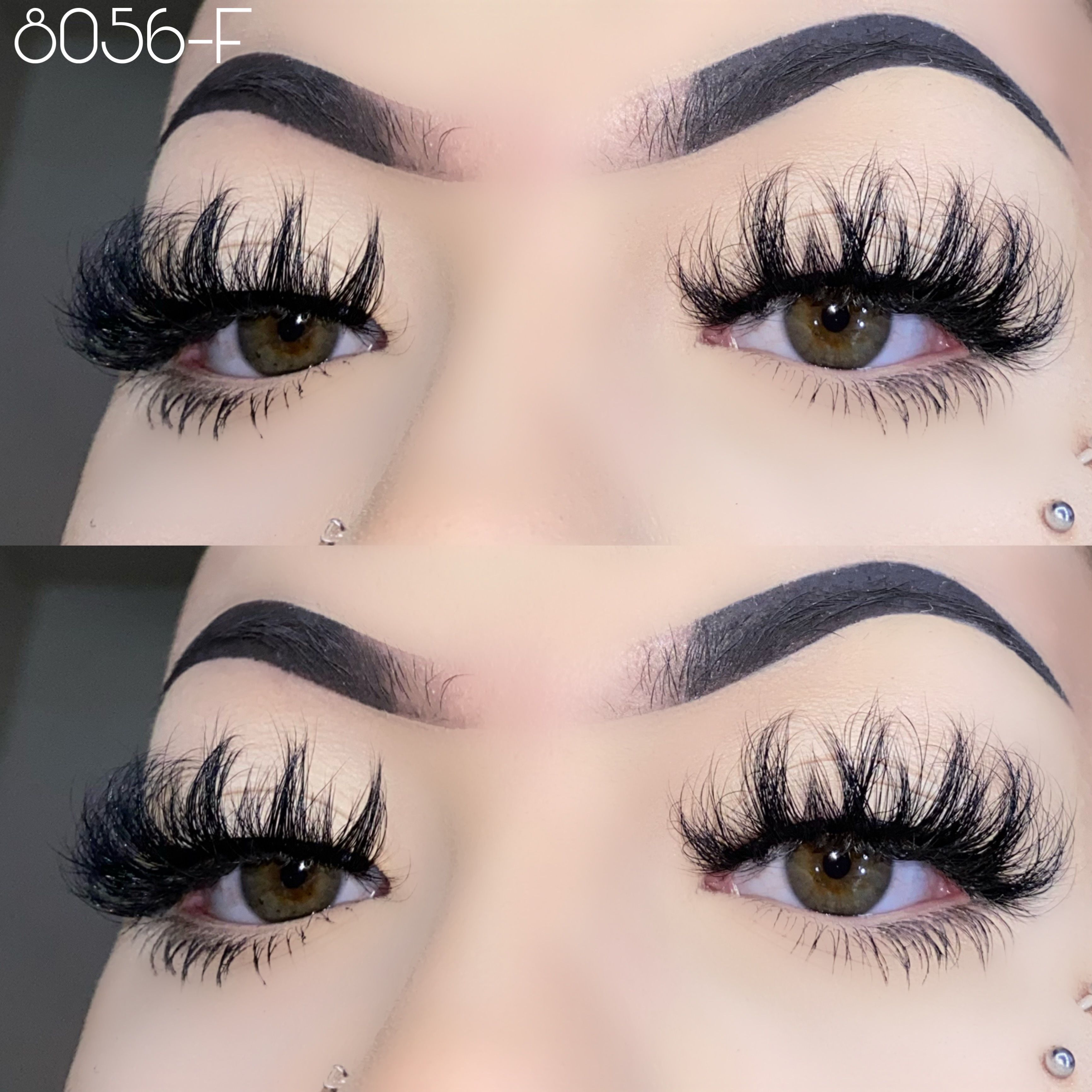 20mm fluffy mink lashes 8056-F