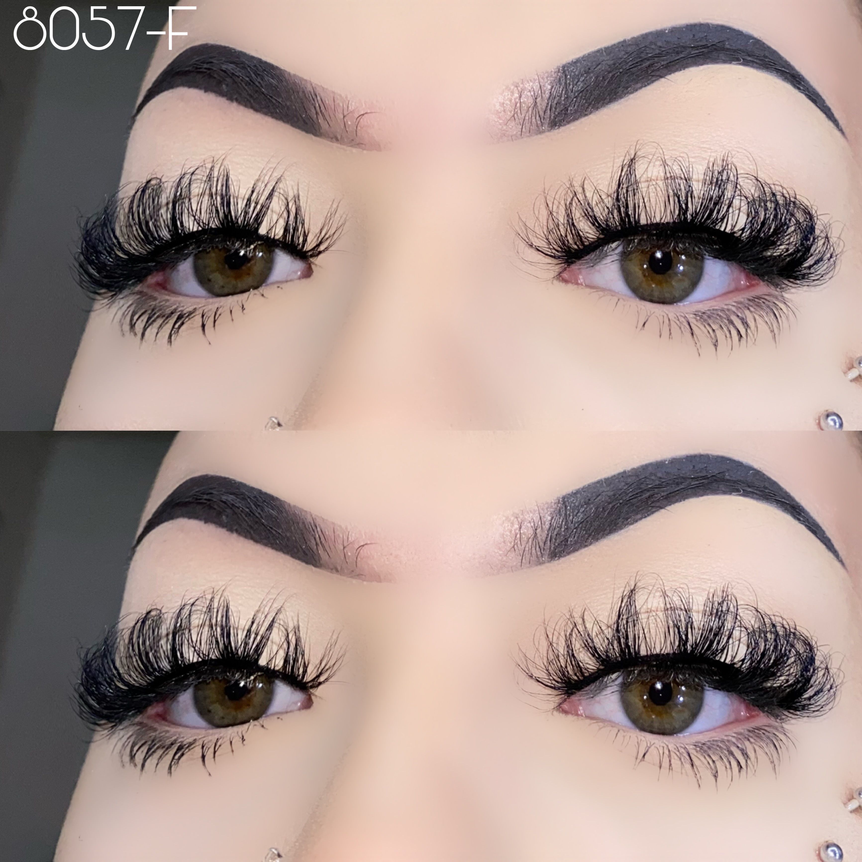 20mm fluffy mink lashes 8057-F