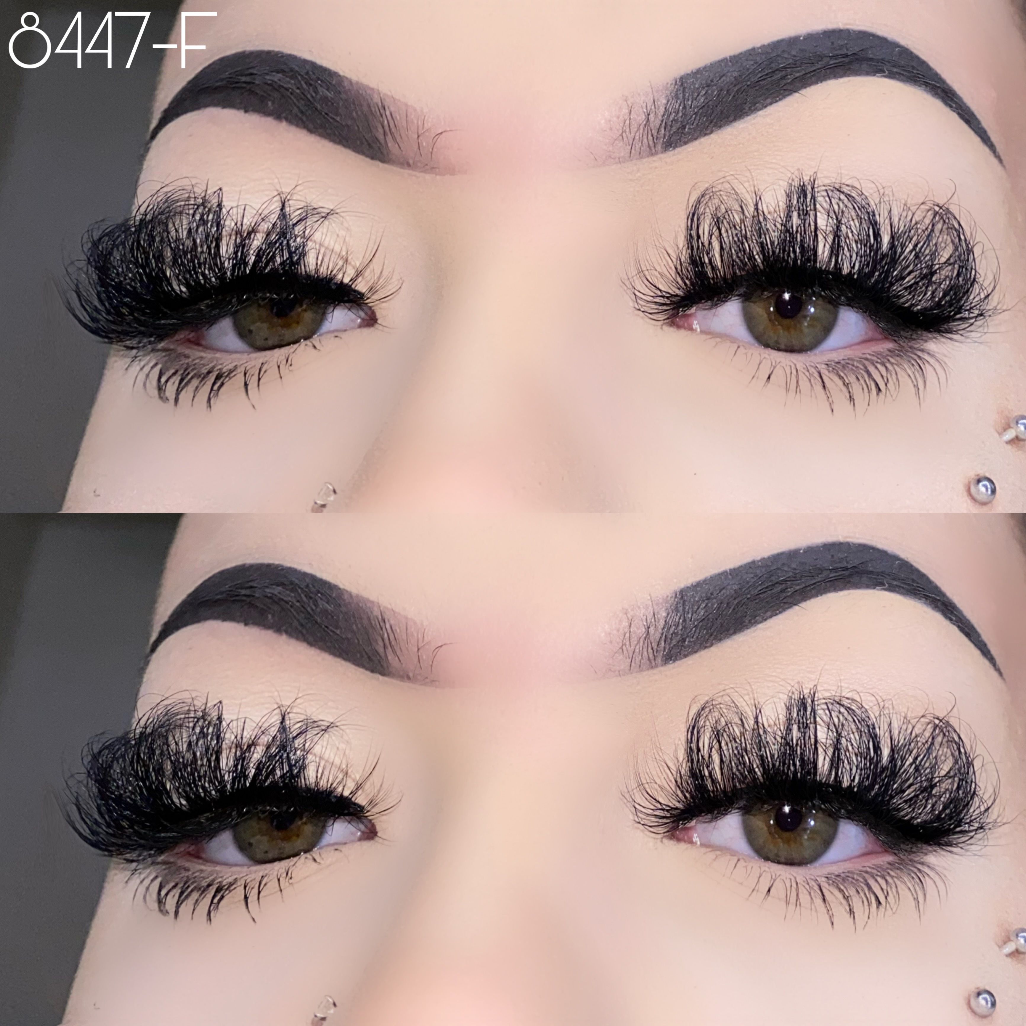 20mm fluffy mink lashes 8447-F